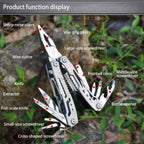 Portable Stainless Steel Multi-Tool Pliers for Camping