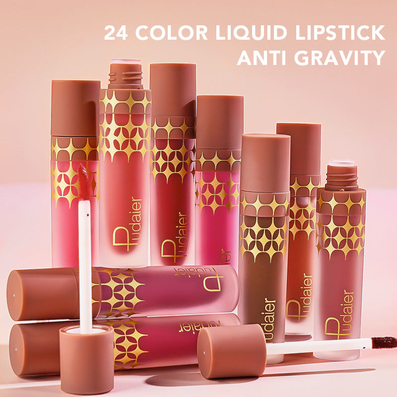 Pudaier 24-Color Matte Liquid Lipstick Wholesale