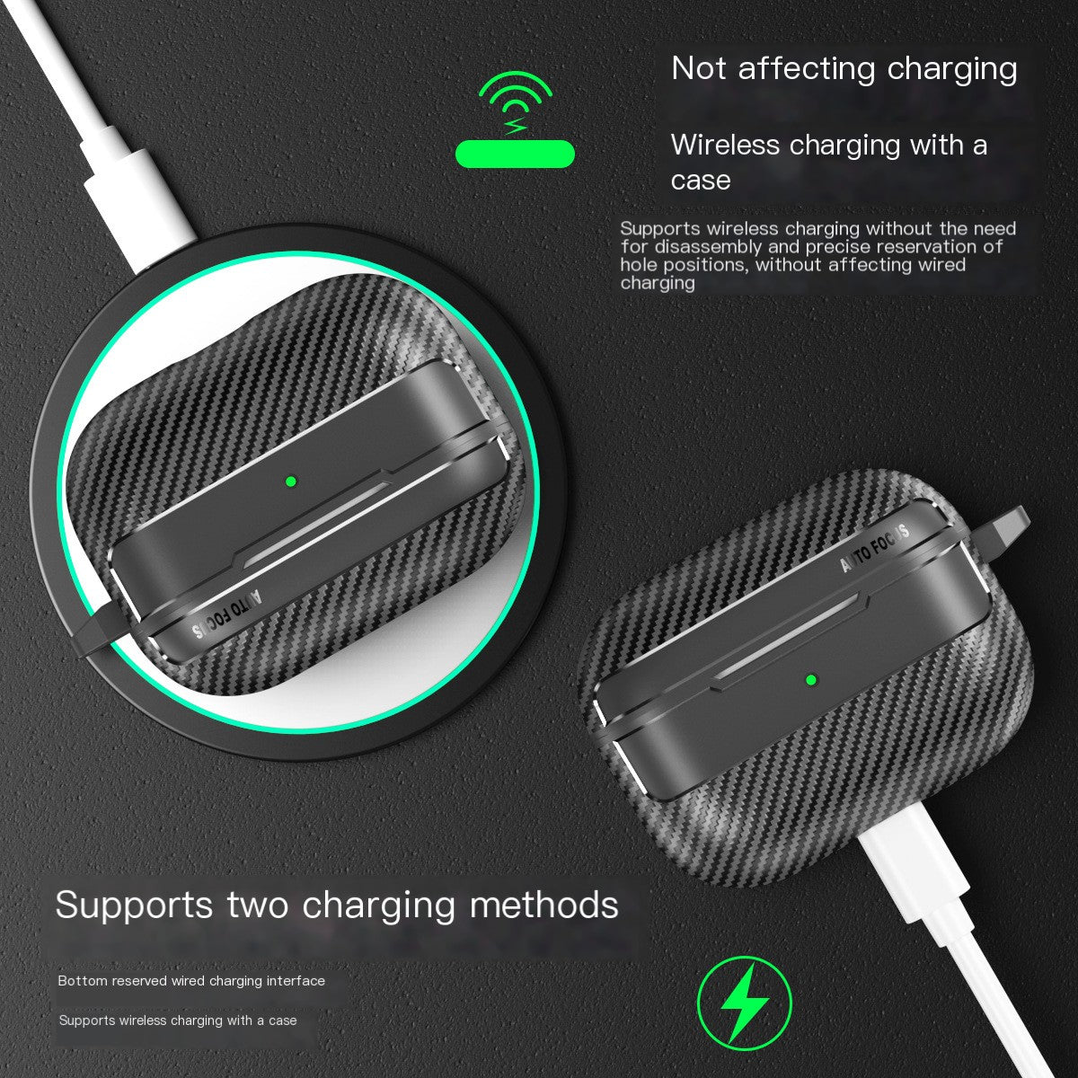 Sleek Carbon Earbud Protector