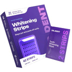 Purple Tooth Whitening Strips for Stain Removal