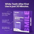 Purple Tooth Whitening Strips for Stain Removal