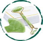 Jade Facial Roller and Gua Sha Set