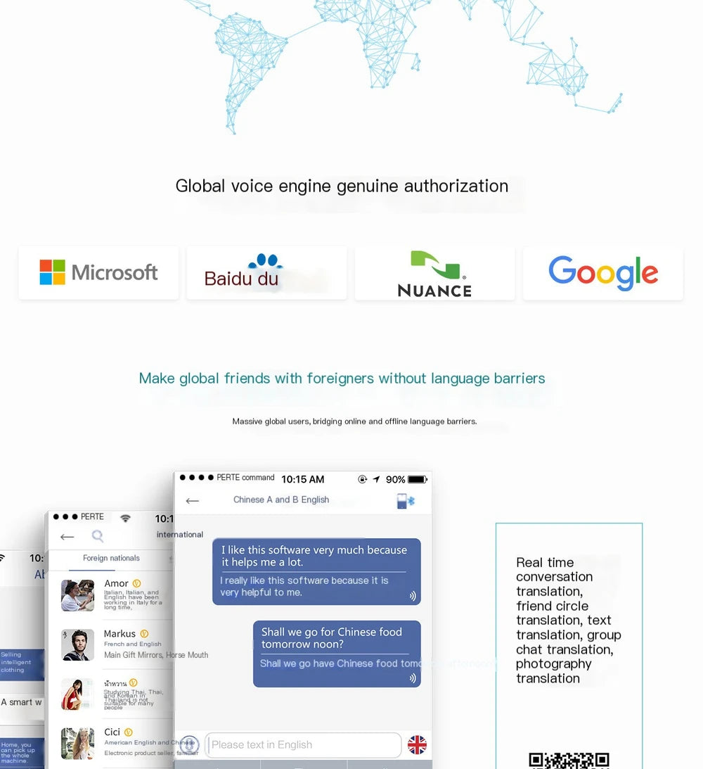 G6 Smart Bluetooth Translator for Multiple Languages