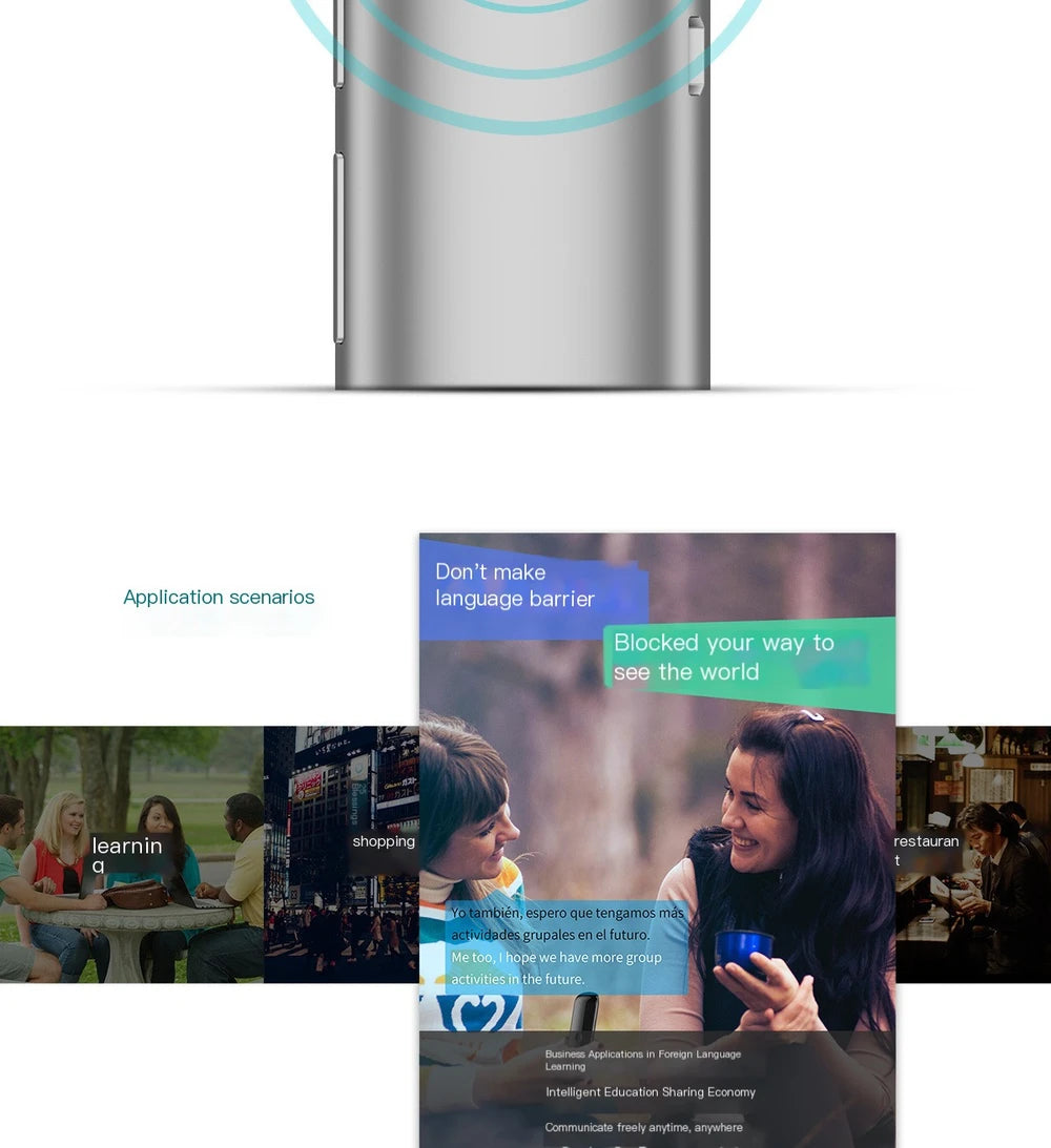 G6 Smart Bluetooth Translator for Multiple Languages