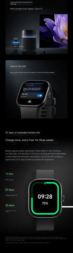 Xiaomi Redmi Watch 4 Smartwatch with Long Battery Life