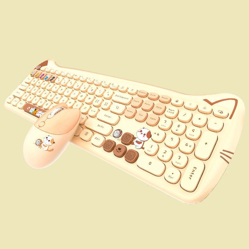 Punk Chic Wireless Keyboard & Mouse