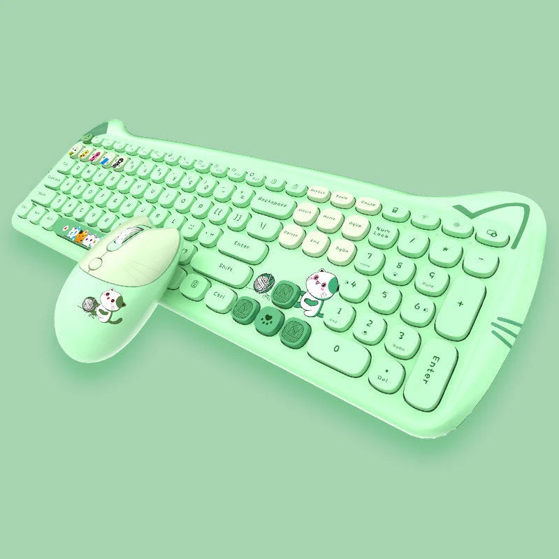 Punk Chic Wireless Keyboard & Mouse