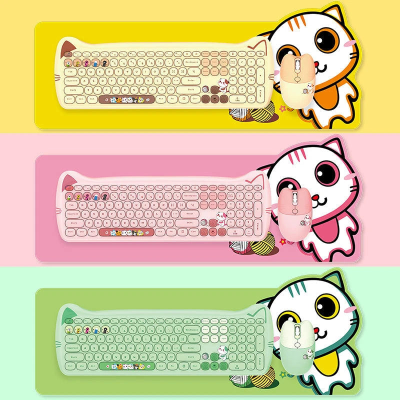 Punk Chic Wireless Keyboard & Mouse