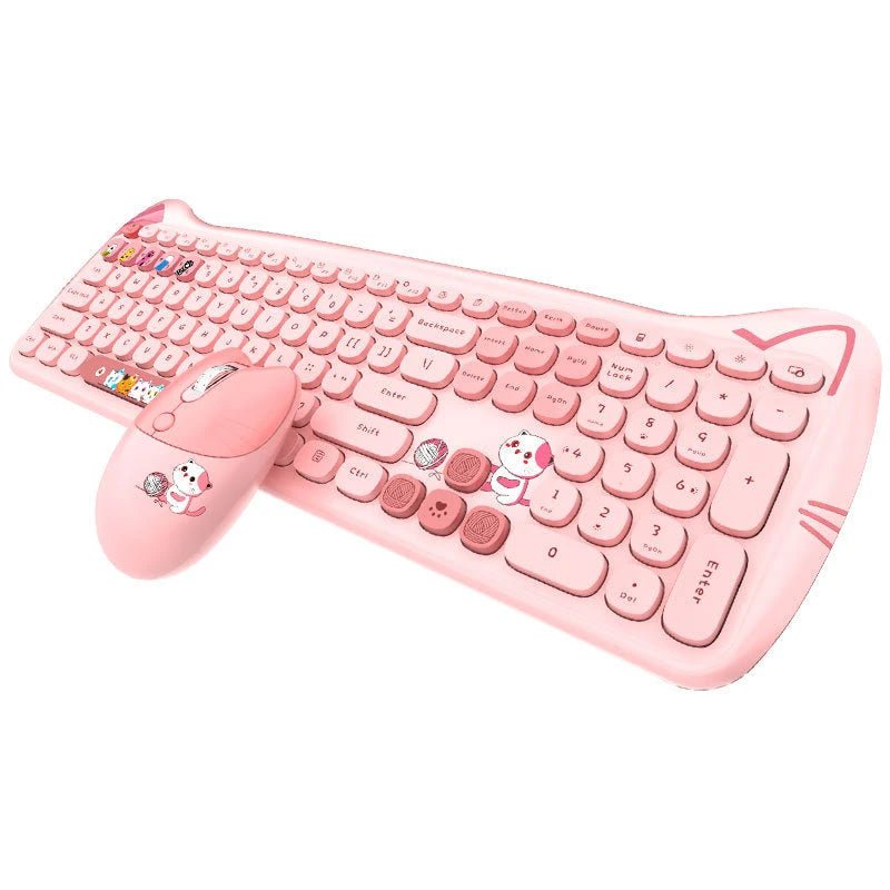 Punk Chic Wireless Keyboard & Mouse