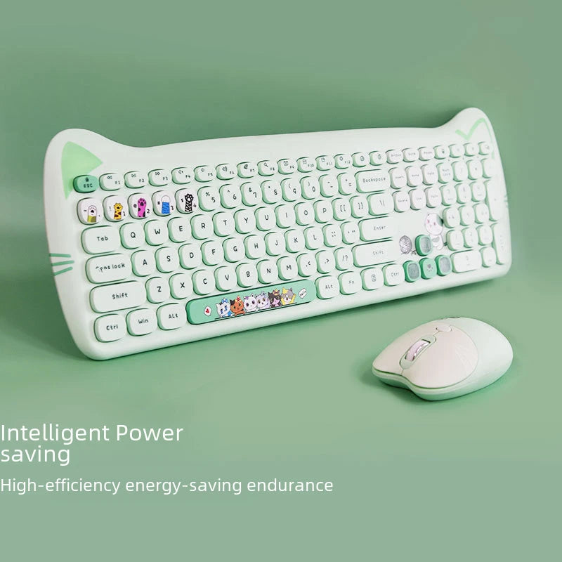 Punk Chic Wireless Keyboard & Mouse