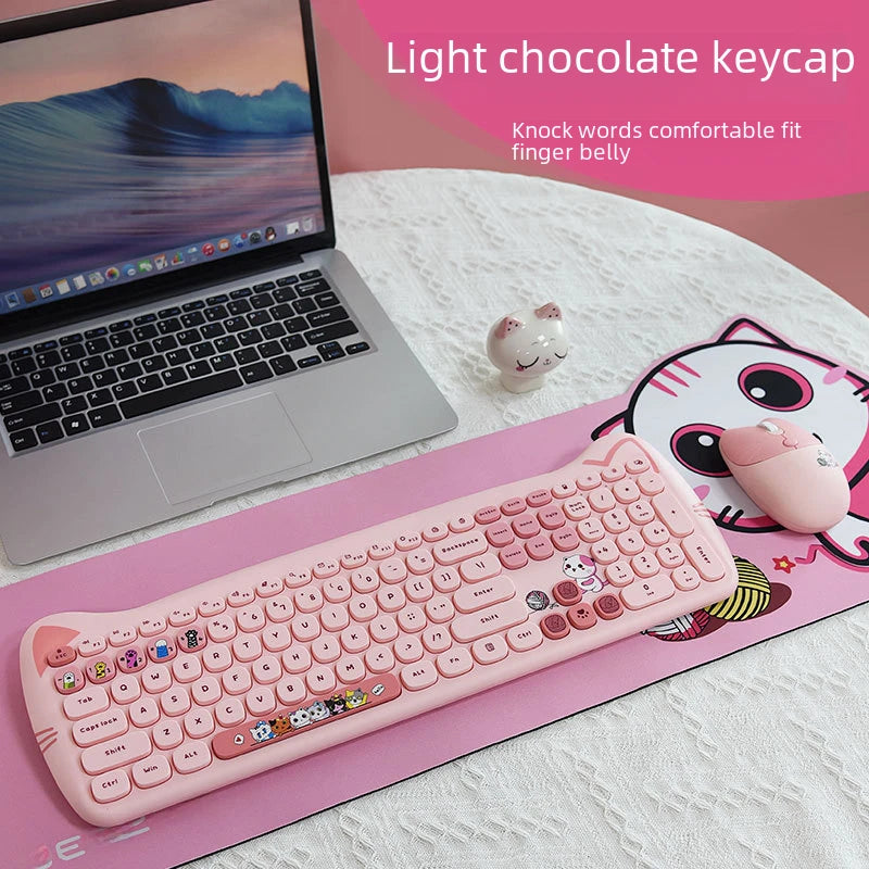 Punk Chic Wireless Keyboard & Mouse