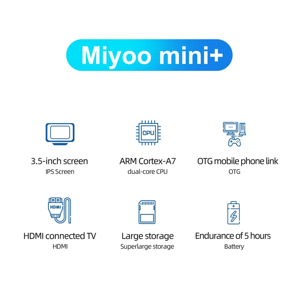 Miyoo Mini Plus Handheld Retro Console