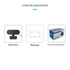 2K HD USB Webcam for Online Meetings and Streaming