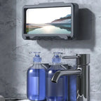 Waterproof Bath Phone Stand with Anti-Fog Screen