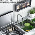 Waterproof Bath Phone Stand with Anti-Fog Screen