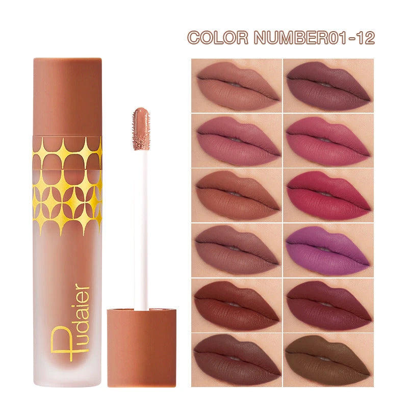 Pudaier 24-Color Matte Liquid Lipstick Wholesale
