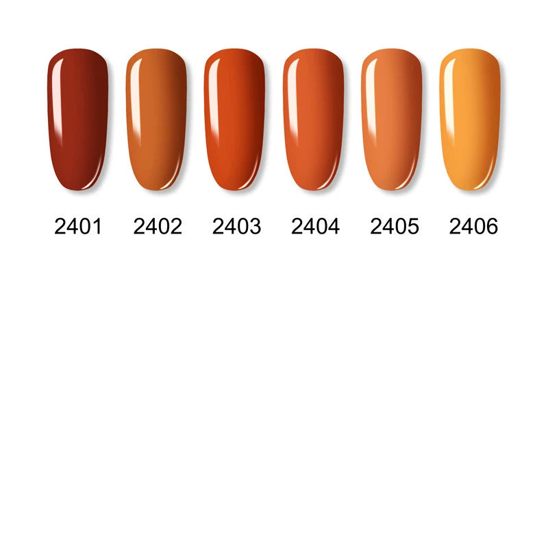 RC Series Pumpkin Color Eco-Friendly UV Nail Gel 10ml