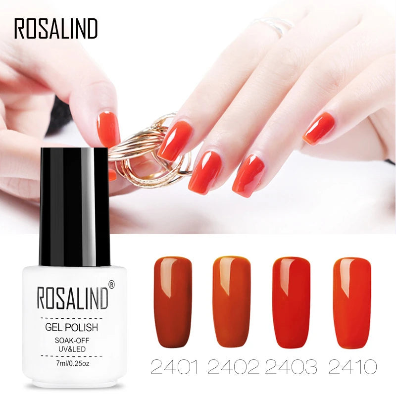 RC Series Pumpkin Color Eco-Friendly UV Nail Gel 10ml