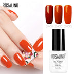 RC Series Pumpkin Color Eco-Friendly UV Nail Gel 10ml