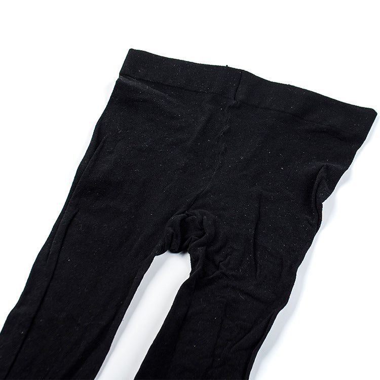 Women's Plus Size Velvet Tights - High Stretch Solid Color