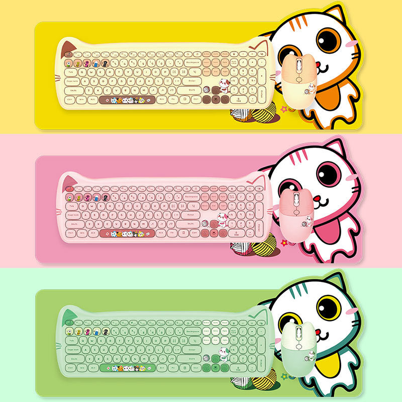 Punk Chic Wireless Keyboard & Mouse