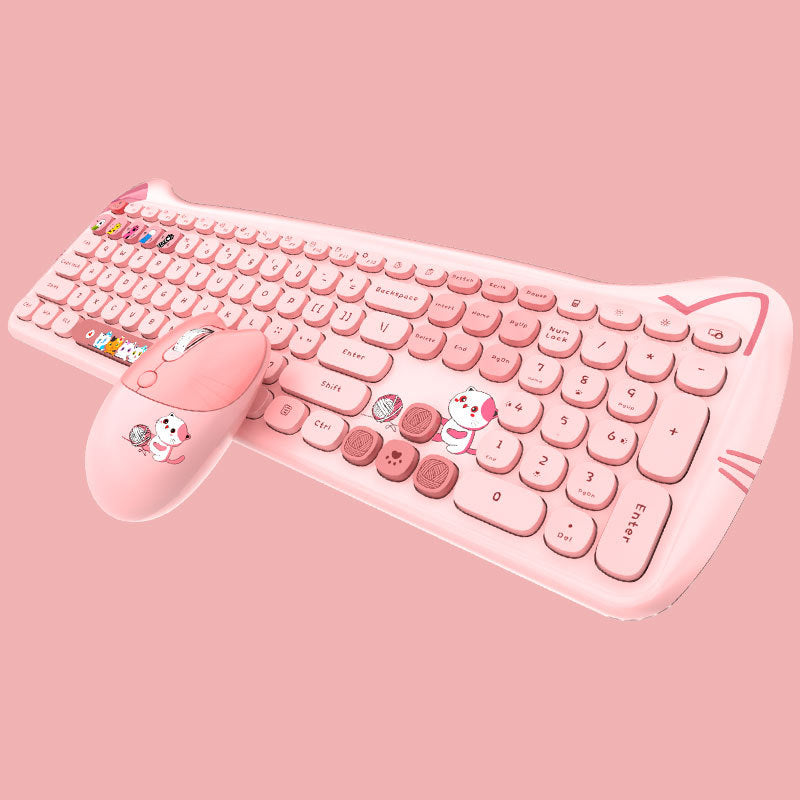 Punk Chic Wireless Keyboard & Mouse