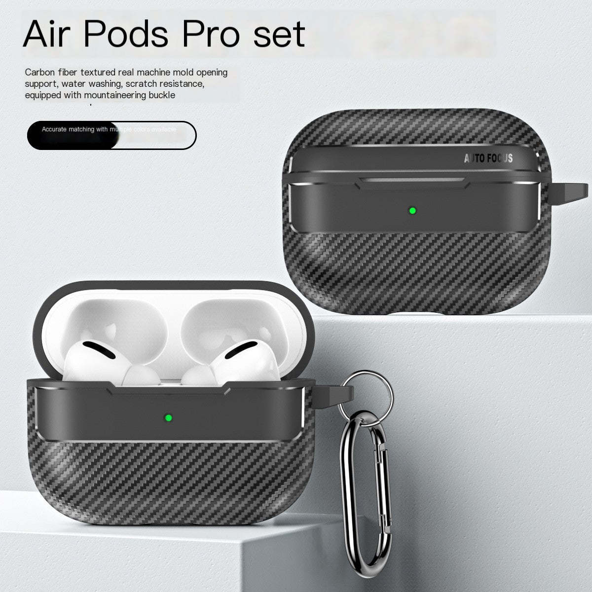 Sleek Carbon Earbud Protector