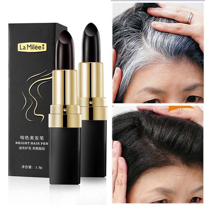 Hair Dye Stick for Quick Gray Coverage Lai Mei 3.8g