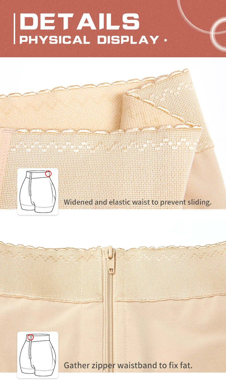 Plus Size High Waist Butt-Lift Shapewear Underwear