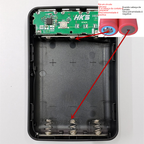 Compact 18650 DIY Power Case 3-USB