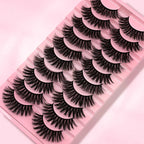 10 Pairs 3D Fluffy Faux Mink Thick Curling Lashes