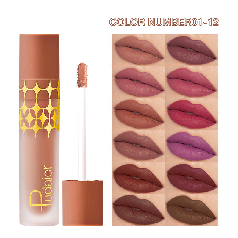 Pudaier 24-Color Matte Liquid Lipstick Wholesale