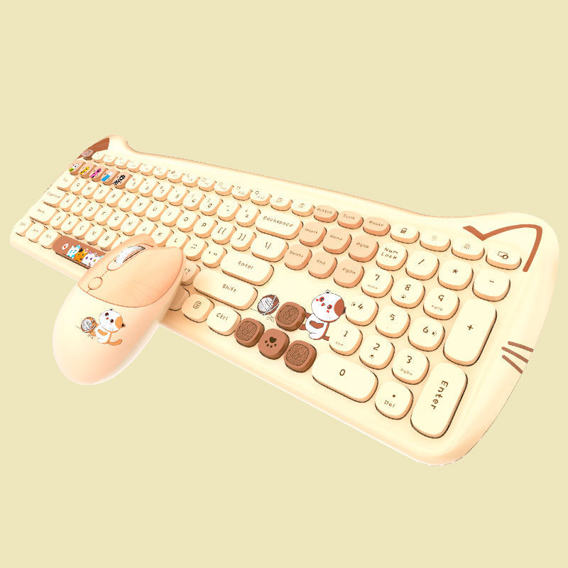 Punk Chic Wireless Keyboard & Mouse